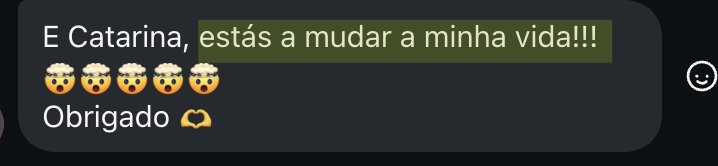 Feedback de participante