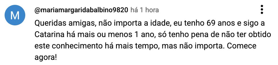 Feedback de participante