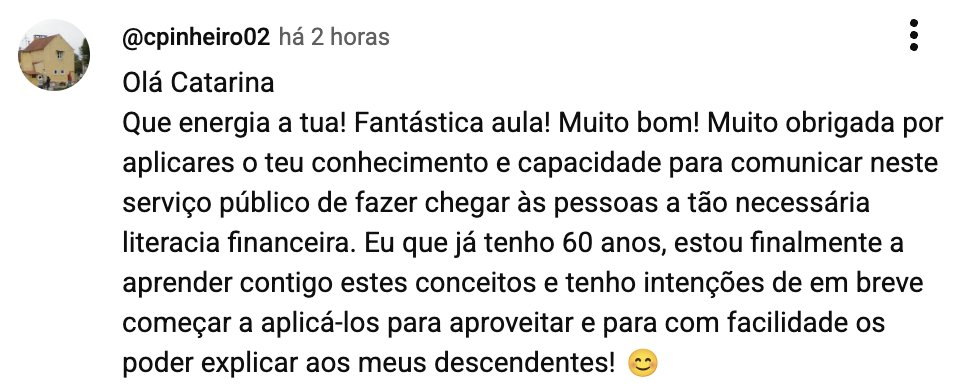 Feedback de participante