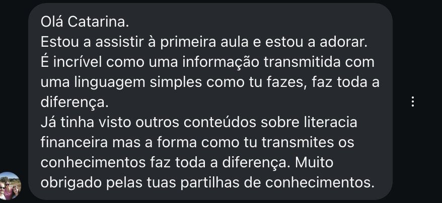 Feedback de participante